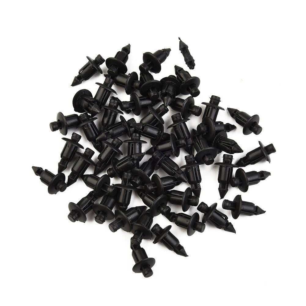 50pcs 6mm Motorcycle Fairing Trim Plastic/Push Fit/ Rivet Clips For- for Suzuki