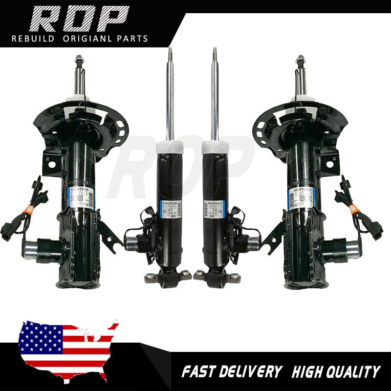 4X Front Rear Electric Shock Absorber Struts for 13-20 for Lincoln MKZ/ for Ford Fusion