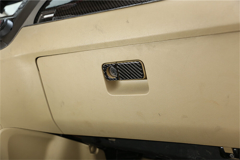 Carbon Fiber for Co -pilot Glove Storage Box Switch Trim for Honda CR-V CRV 2007-2011