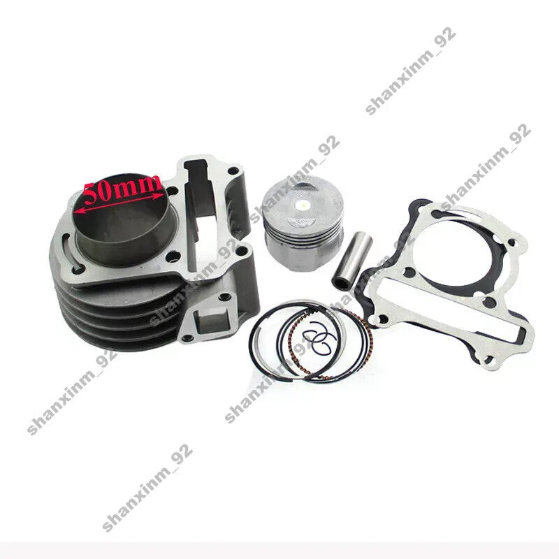 100cc Big Bore 50mm Cylinder Kit For 139QMB GY6 50cc 80cc Moped Scooter Quad ATV