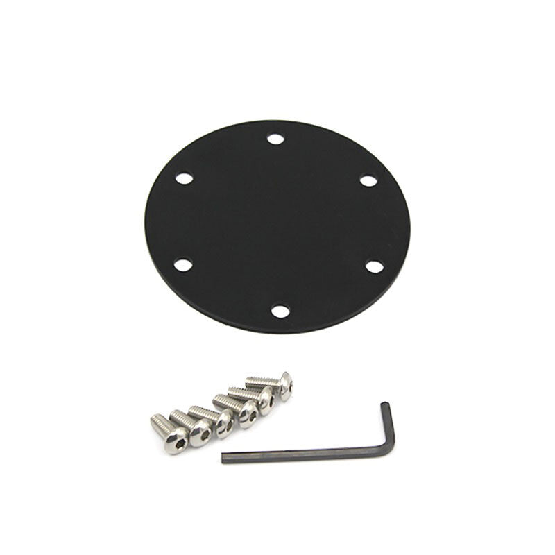 6-Hole Modified Racing Steering Wheel Car Horn Button Cover Universal Aluminum