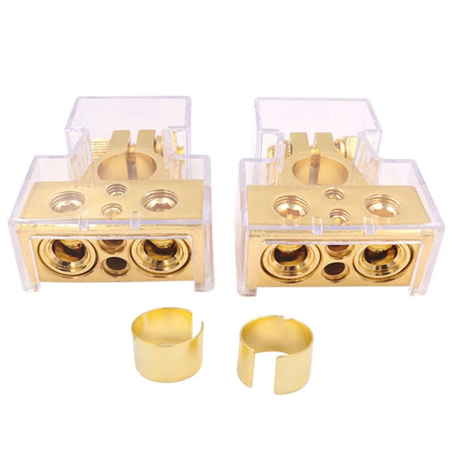2-Pack Automotive Battery Terminal Connectors, Automotive Battery Head Positive and Negative Plates