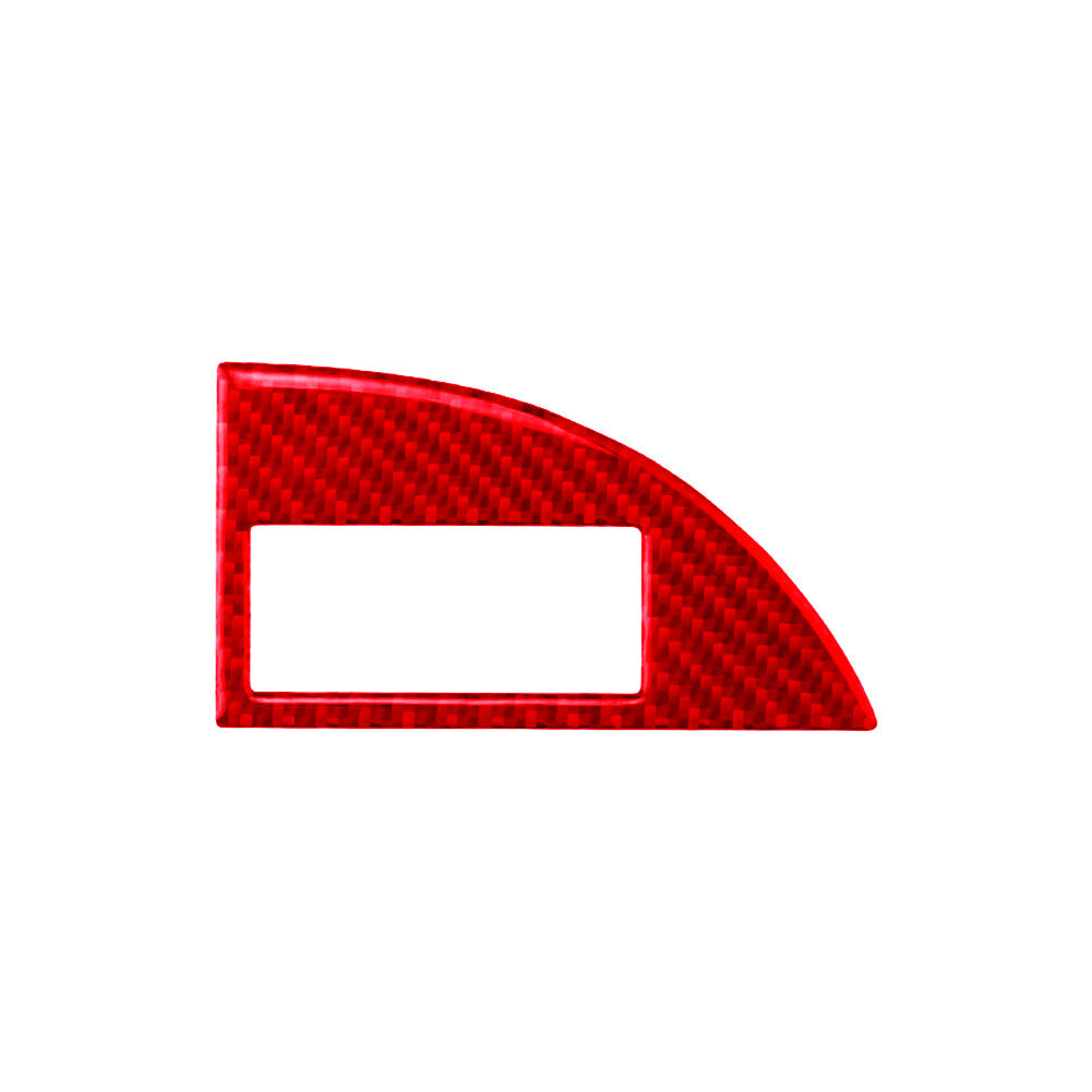 Red Carbon Fiber Car for Seat Control Panel Trim Stickers for Audi for A4 S4 2005-2008