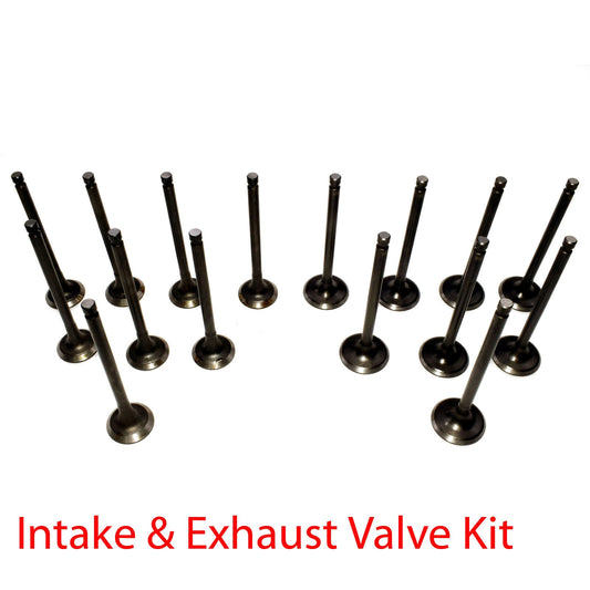8x Intake 8x Exhaust Valve Kit for 01-11 for Hyundai for Kia 1.6L 2221126600 2221226050