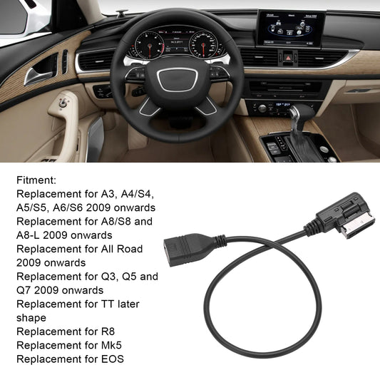 Hot Car AMI To USB Cable 4F0 051 510 E Music Media Adapter Part For S4