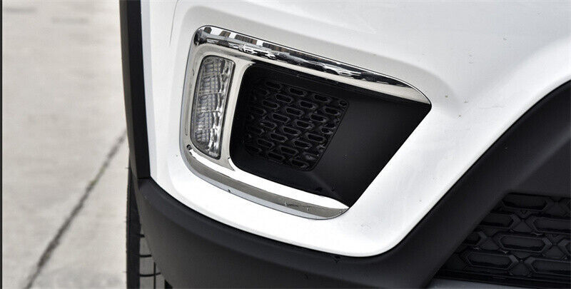Right Side Chrome Front Bumper Fog Lamp Strip Trim For
