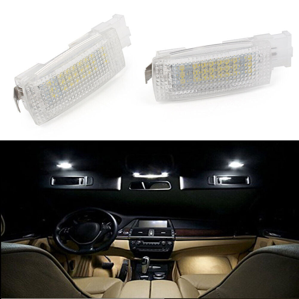 Fit for VW for Jetta for Passat for Tiguan for Golf LED Interior Visor Vanity Mirror Light Lamp
