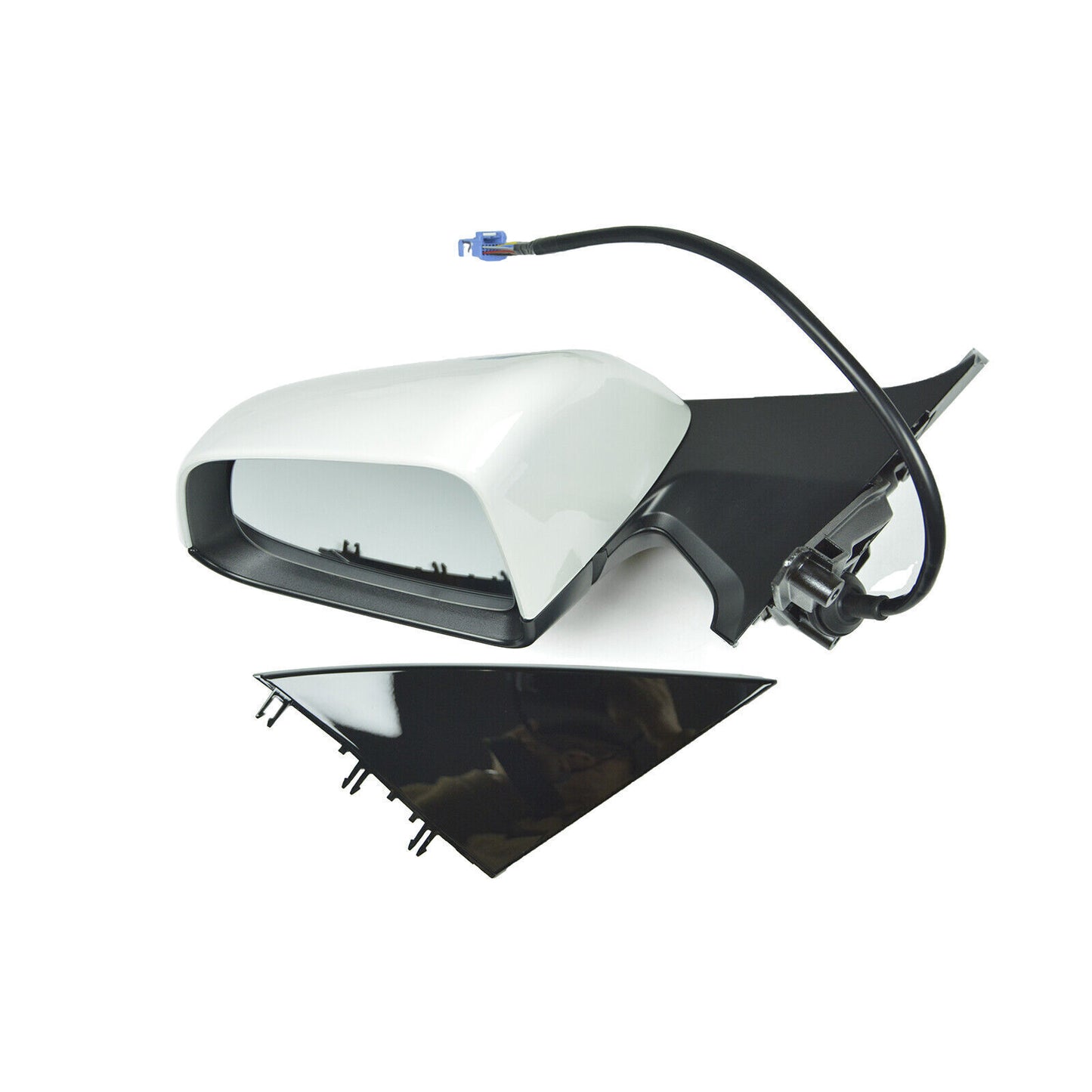 White View Mirror Left Driver Side Fit for Tesla for Model Y 2020-2023 1594111-00-C
