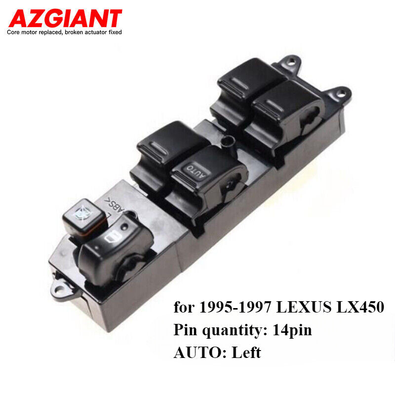 for 1995 - 1997 for LEXUS LX450 MASTER DRIVER LEFT POWER WINDOW DOOR SWITCH