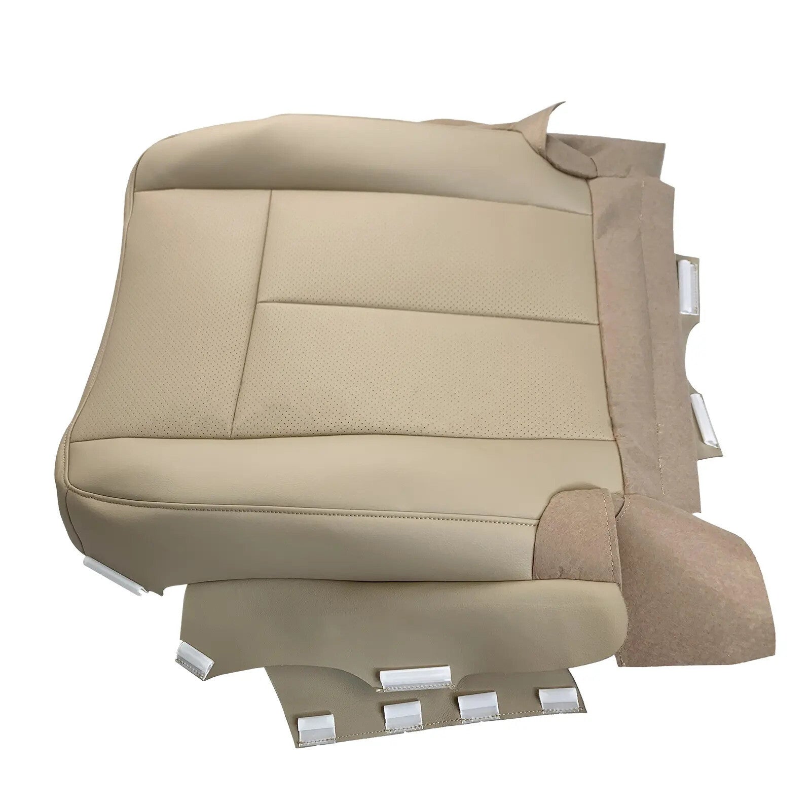Tan Driver Bottom Microfiber Leather for Seat Cover for Ford Expedition 2007-2014