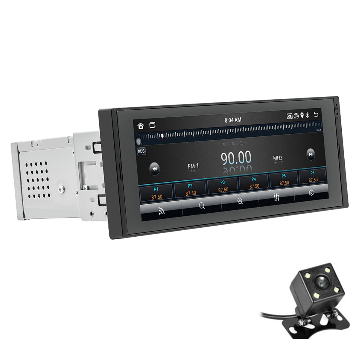6in Car Stereo Radio GPS Player Bluetooth Audio For Carplay Android Auto