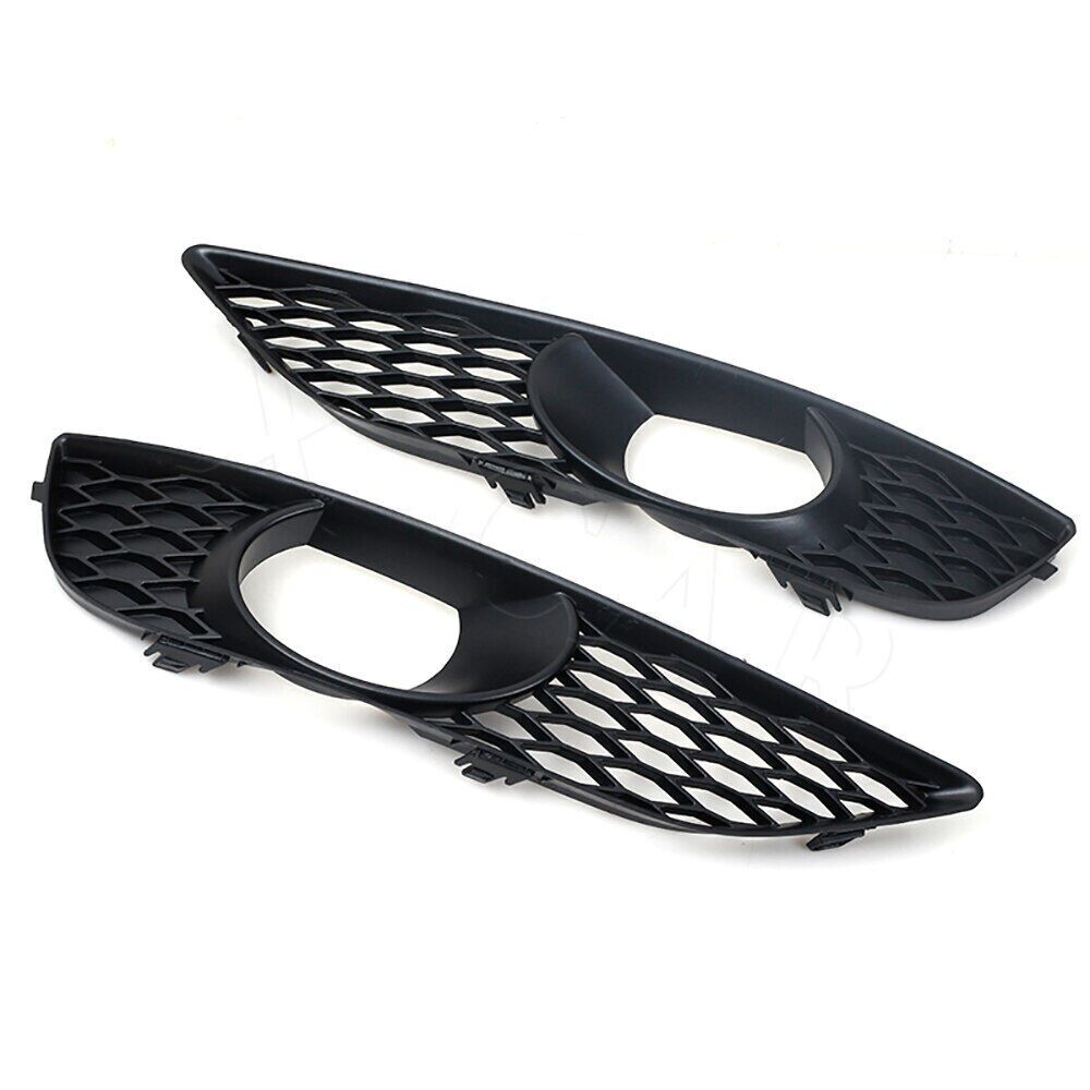 Front Bumper Fog Light Grilles Cover Pair for AUDI Q7 4L S-Line 2009-2014