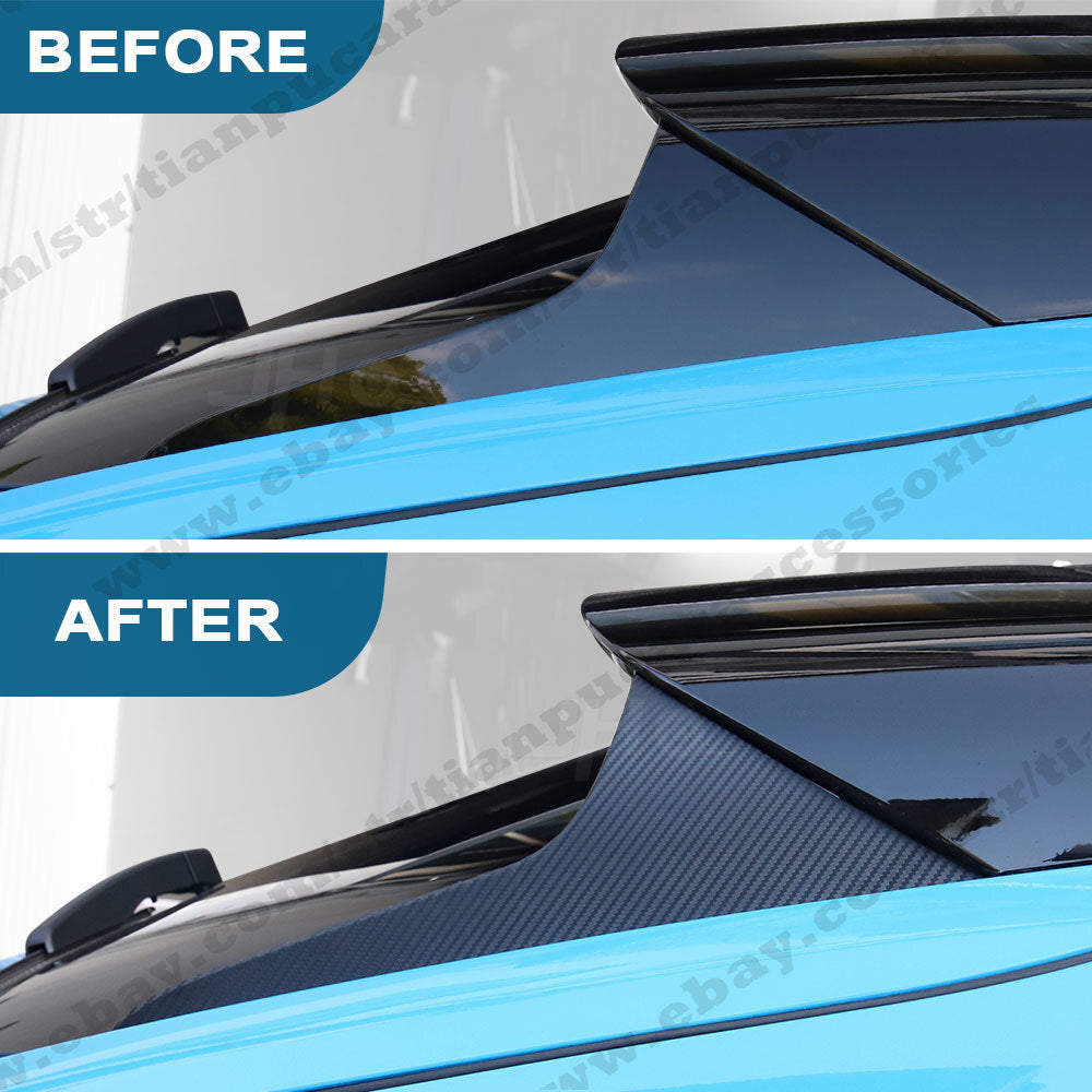 Rear Window Side Wing Roof Spoiler Stickers for Ford for Mustang Mach E 2021 2022