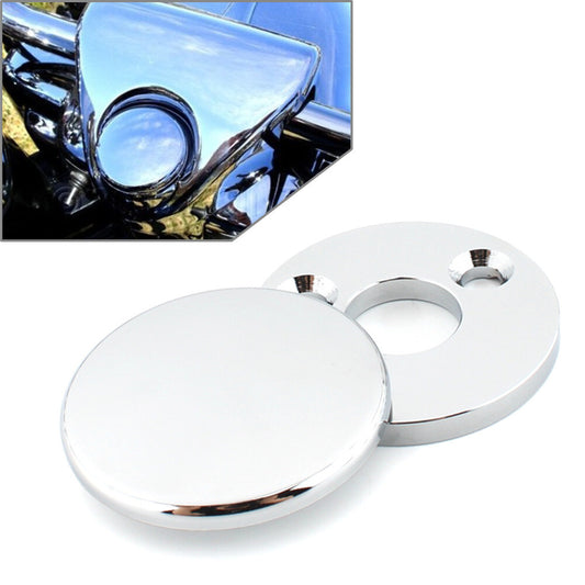for Harley Road King 1994-up Fork Lock Cover Parts Aluminum Chrome Motorcycle