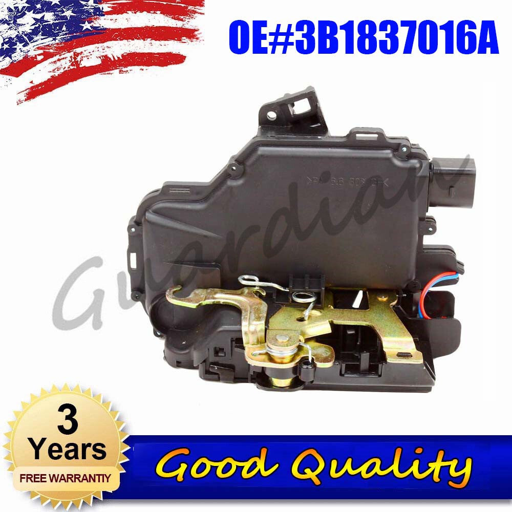 1x 3B1837016A Right Front Door Lock Latch Actuator for Passenger Vehicle, suitable for Volkswagen for Passat B5 GP