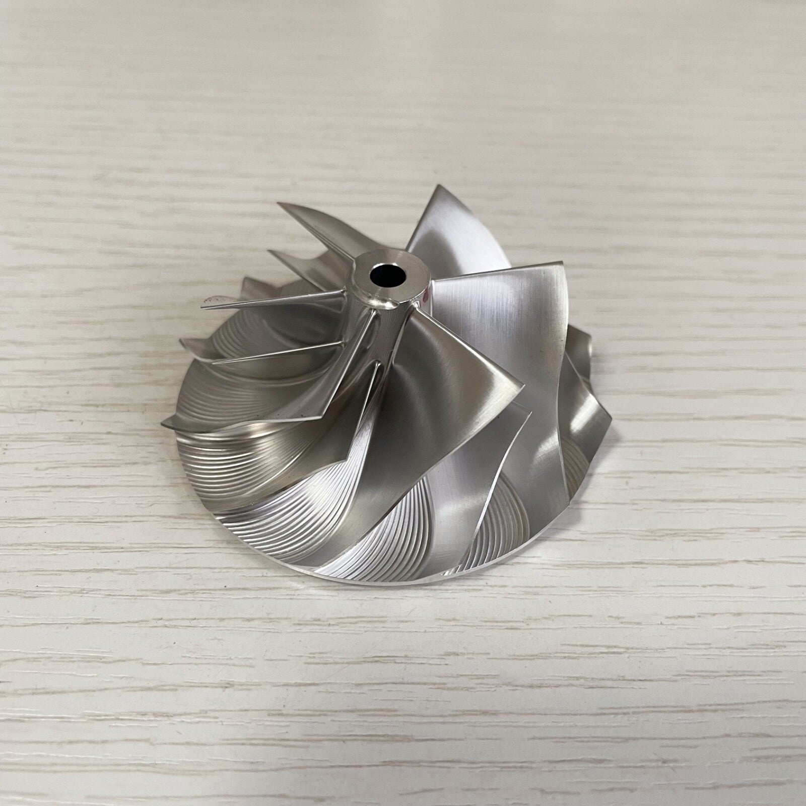 RHF5 Reverse 52.56/68.00 mm 6+6 Blade Turbine Blank Compressor Wheel
