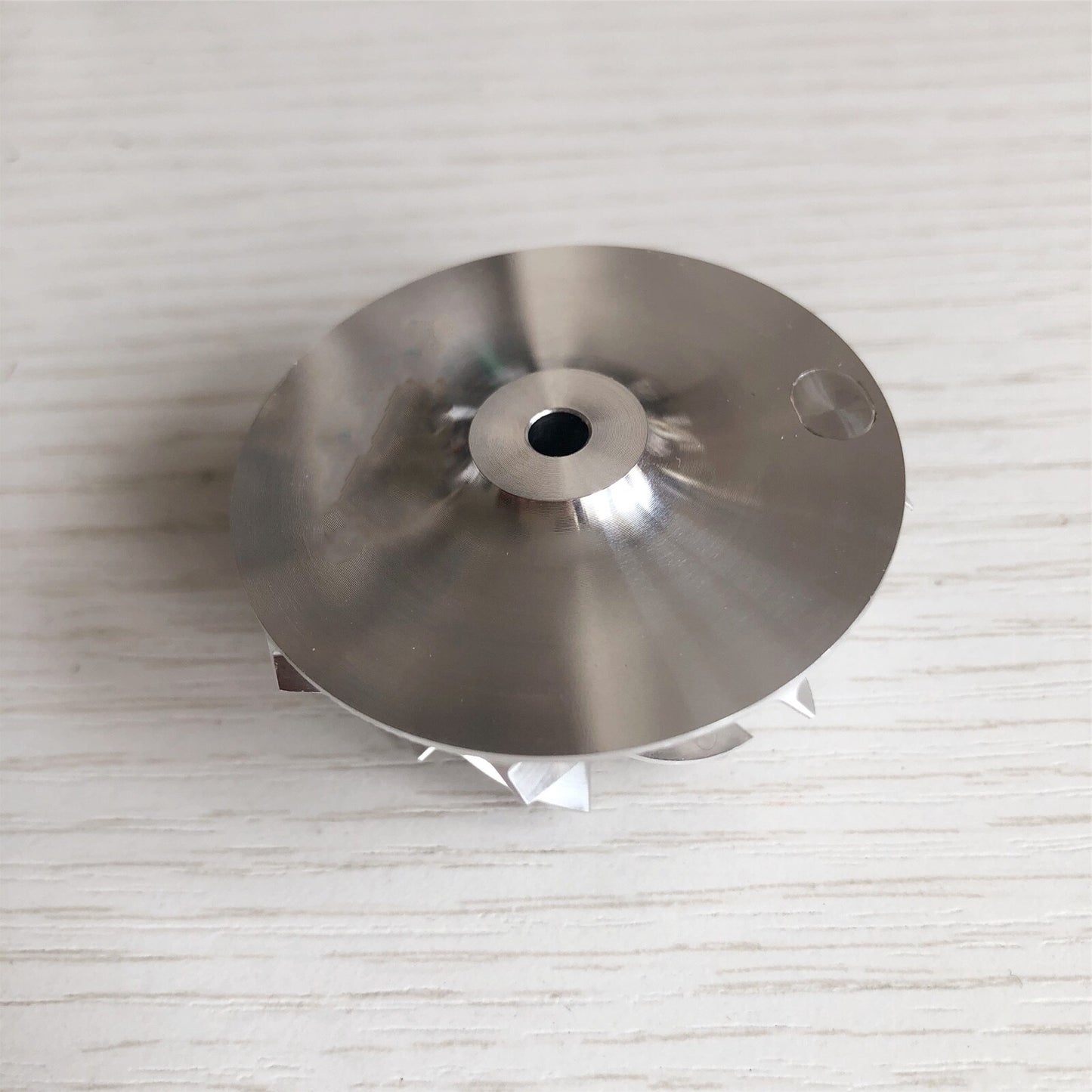 KP39 35.00/46.00 mm 8+0 Blade Turbine Milling/Blank Compressor Wheel