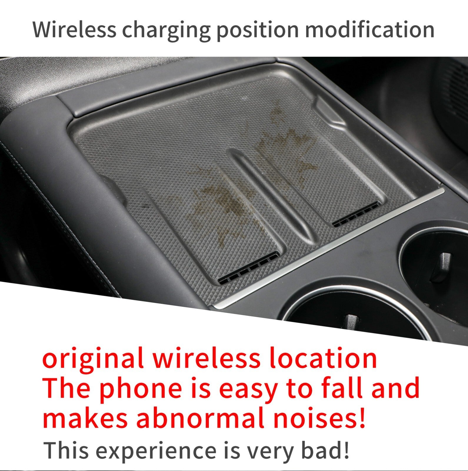for Xpeng G6 2023 2024 Anti-skid Pad Dirt-proof Mat Phone Pad (Only The Mat)