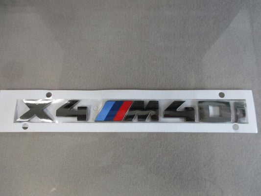 for BMW F26 REAR TRUNK EMBLEM X4 M40I LETTERING DECAL BADGE NEW LOGO
