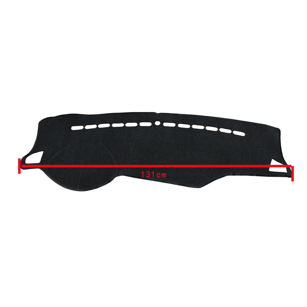 Dashboard Cover Dash Mat Sun Visor Cover Black for Kia Rio Rio5 2006-2011
