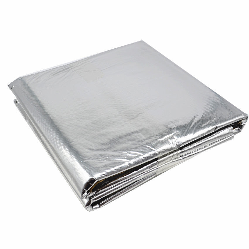 Aluminum Foil Sound Deadener Car Heat Shield Insulation Deadening Mat Hood Pad