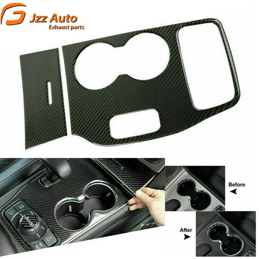 Carbon Fiber Dashboard Gear Shift Panel Cover for Jeep Grand Cherokee 2014-15