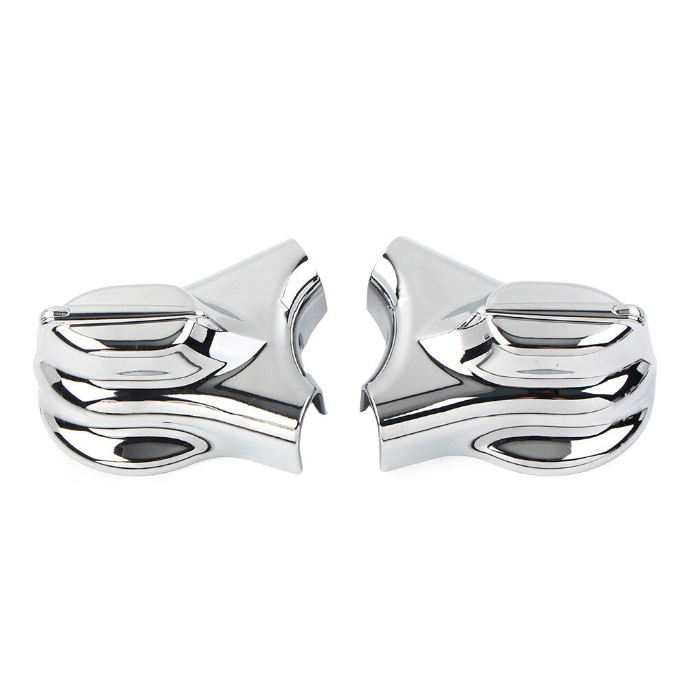 Rear Swingarm Axle Covers Kit Fit for Harley Heritage Softail 2008-2017 Silver