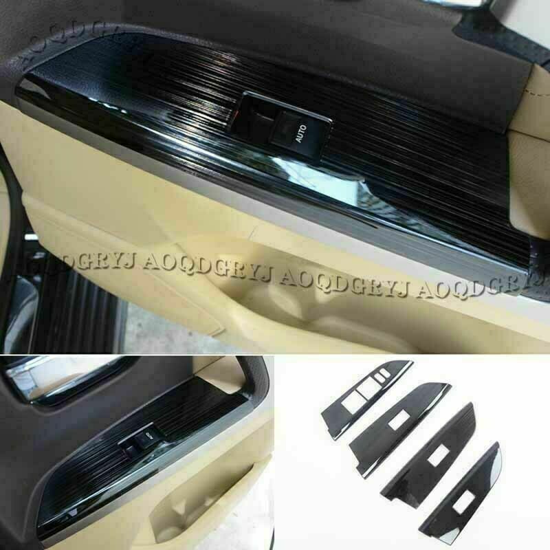 for Toyota for Land Cruiser LC200 2016-21 Black Window Lift Panel Switch Cover Trim