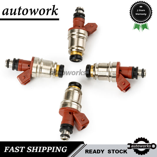 4Pcs Fuel Injectors for Nissan D21 1990-1994 Pickup 2.4L JS21-11660086G00