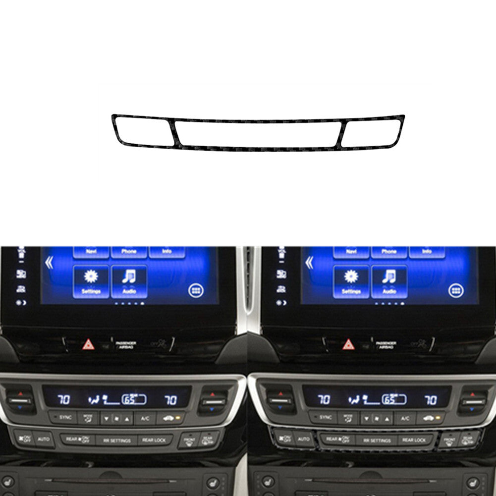 Carbon Fiber A/C Climate Below Frame Trim for Honda Ridgeline 2017-2020