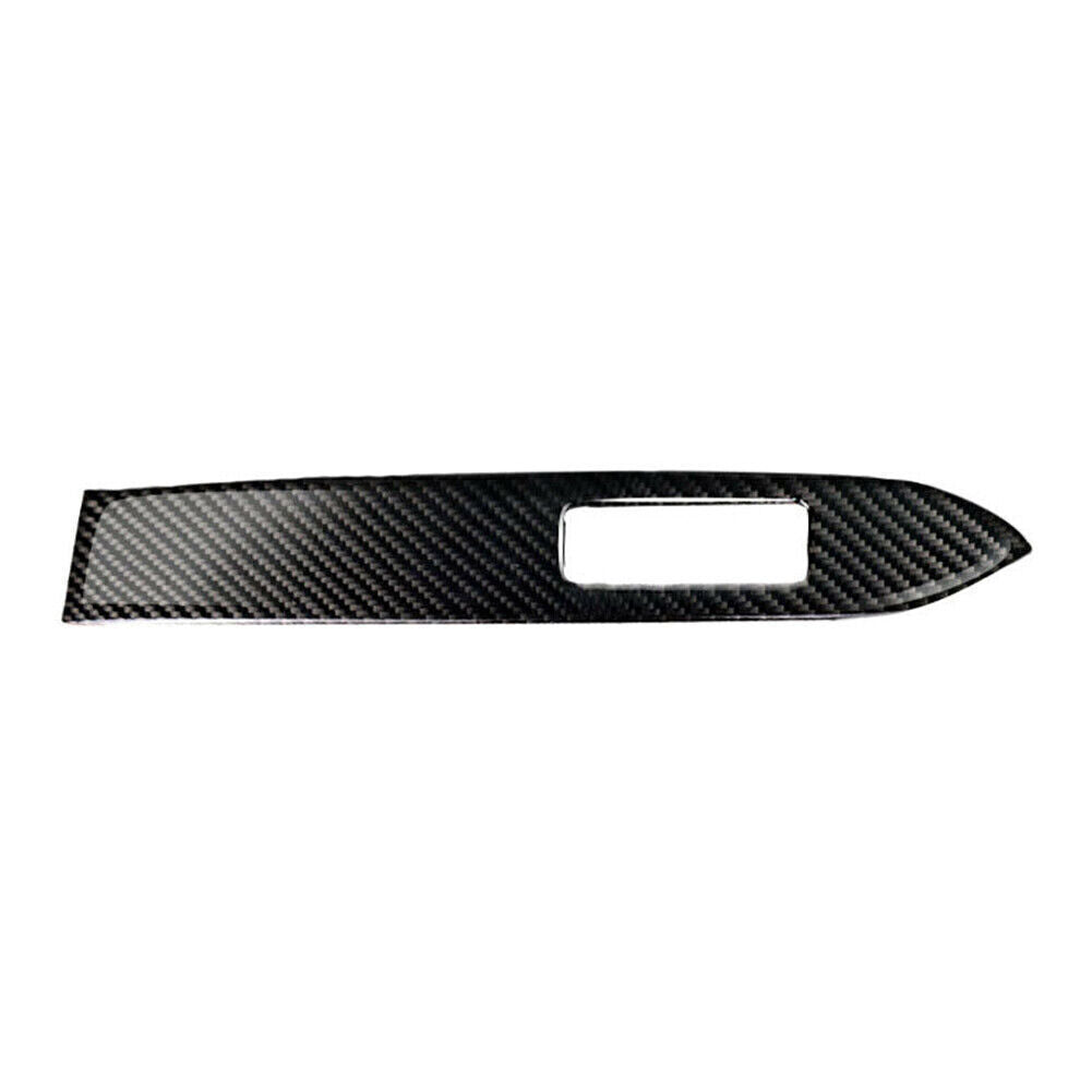 Carbon Fiber Inner Interior Dashboard Panel Cover Trim Fit for Ford for Mustang 2015-19