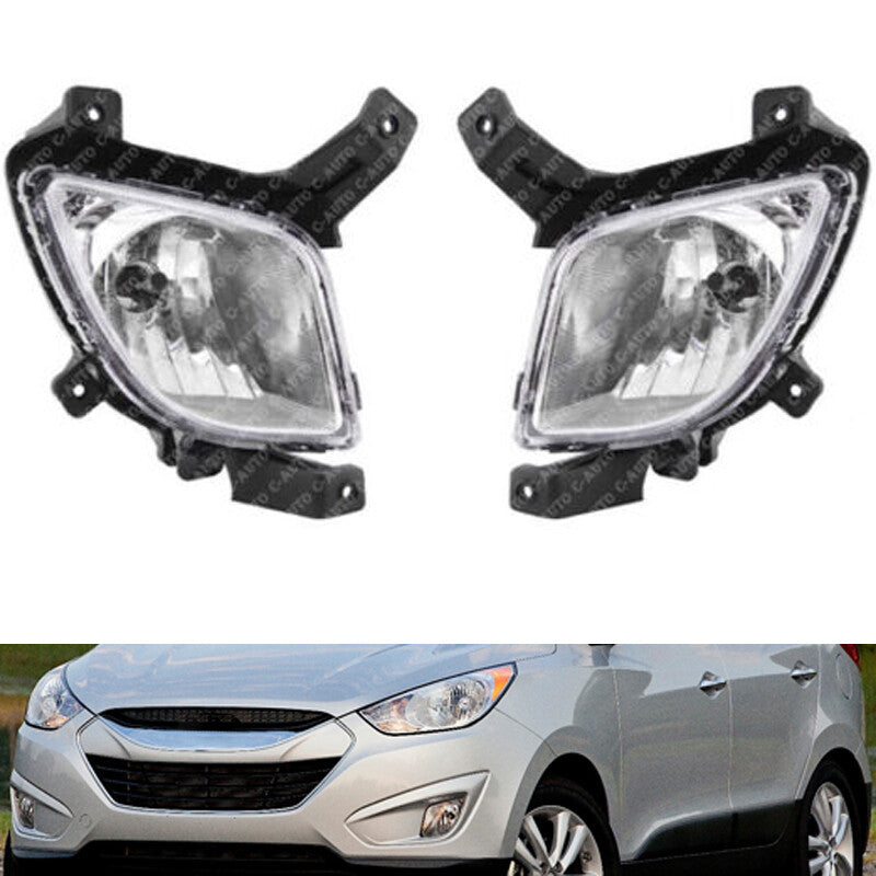 Pair Front bumper fog lights for Hyundai for Tucson ix / ix35 2010 2011 2012 2013