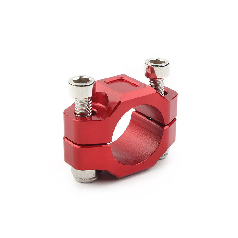 1x CNC Rotating Bar Clamp For Brake Clutch Perch 22mm 7/8 Handlebar Red
