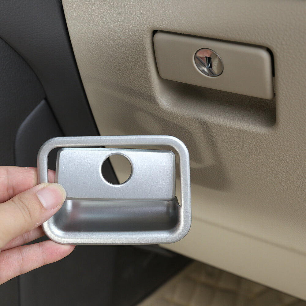Matte black gear panel and cupholder cover trim available for Toyota @ Tundra 2014-2021
