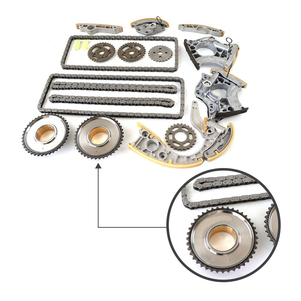 Engine Timing Chain Tensioner Guide Sprocket for VW for Audi BAR BVJ BUJ BSM CAU 4.2