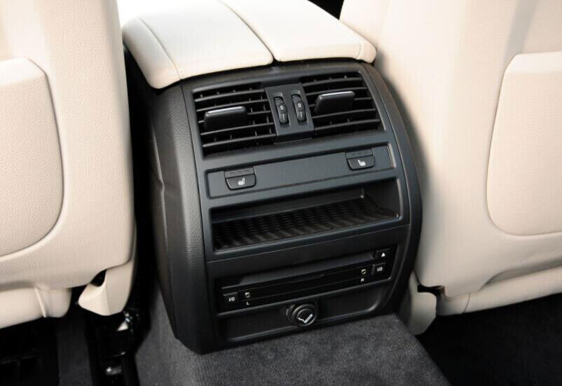 Fit for BMW 5 Series 2011-2016 Matte Black Back Row Air Outlet Vent Replace 1PCS