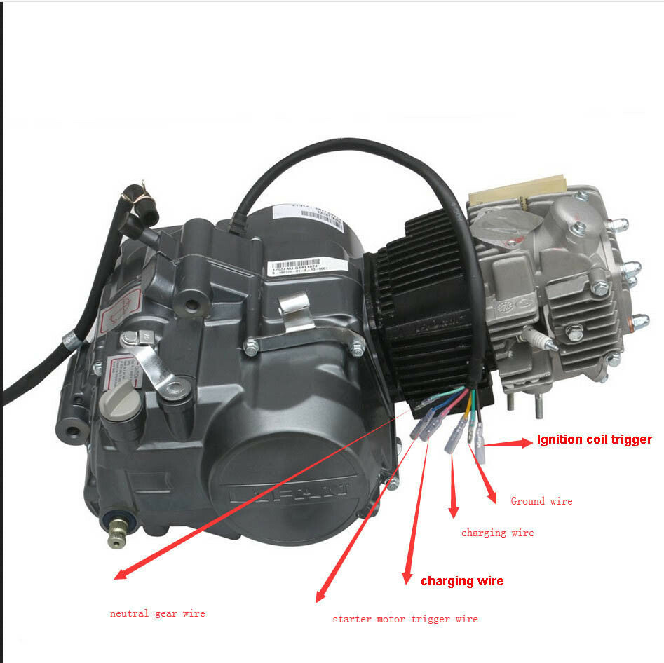 for Lifan 140cc 4-stroke engine motor kit for Pit bicycles CT70, CT90, CRF50, ATC110, Taodao