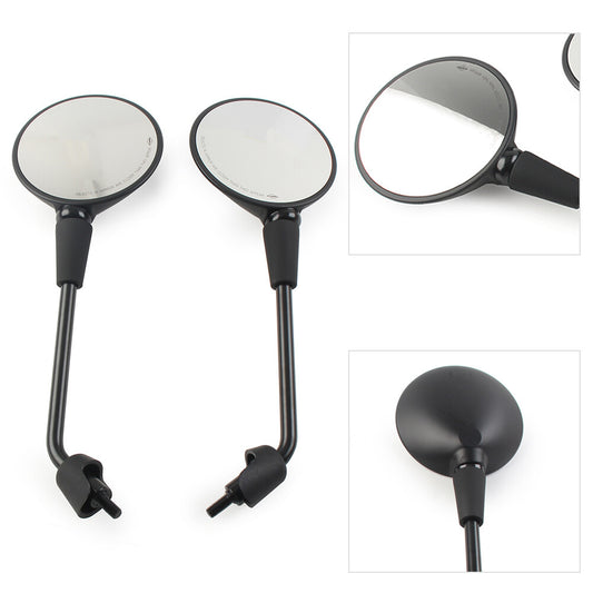 Rearview Side Mirror Black For Vespa GTS GTV 125 200 300ie Sprint Primavera150