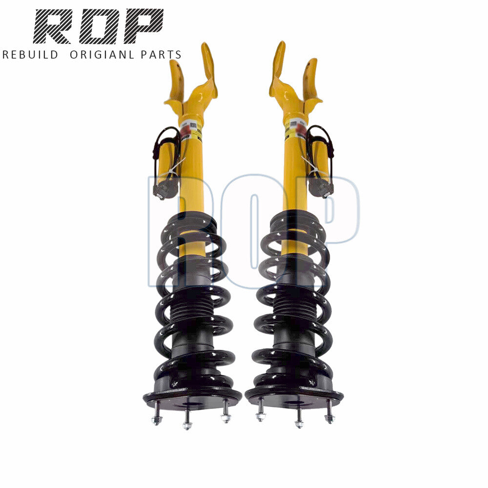 Pair Front Shock Absorber Struts Electric for Jeep Grand Cherokee Overland SRT8