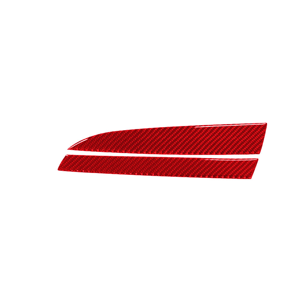 Red Carbon Fiber Passenger Dashboard Cover Trim for BMW X3 F25 X4 F26 2011-17