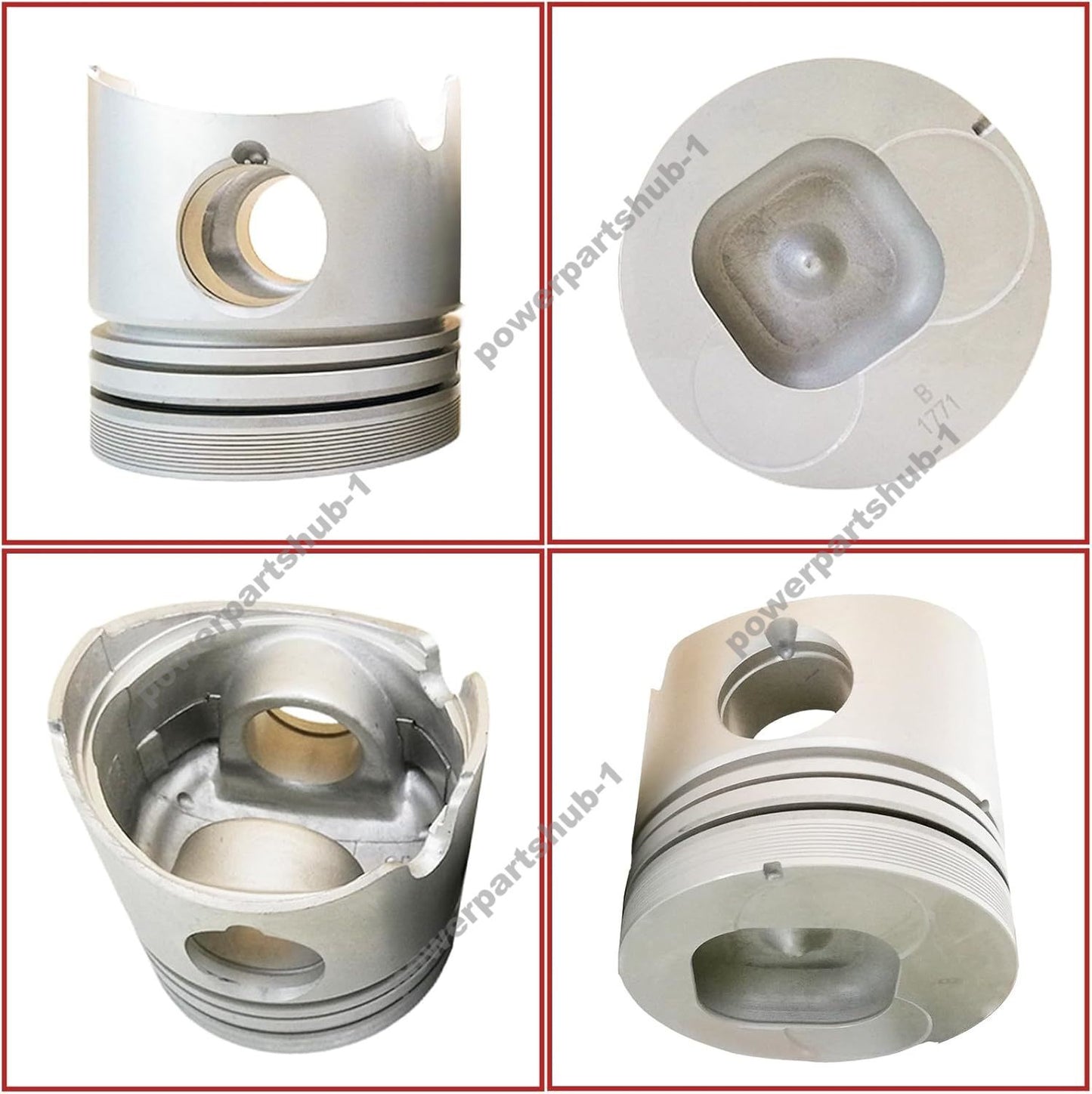 4JB1 Piston + Piston Rings for ISUZU 4JB1 4JB1T Engine 8-94433-177-1