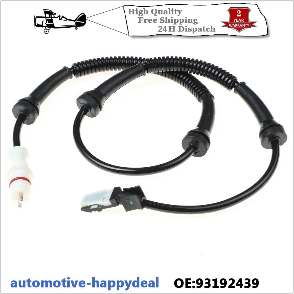 for VAUXHALL VIVARO for RENAULT TRAFIC 01-04 93192439 FRONT ABS WHELL SPEED SENSOR