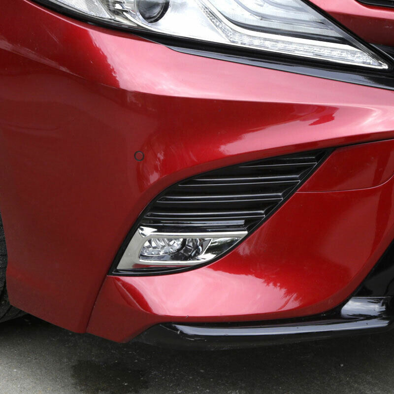 for Toyota for Camry SE XSE 2018-2020 Chromed Style Front Fog Light Lamp Cover Trims