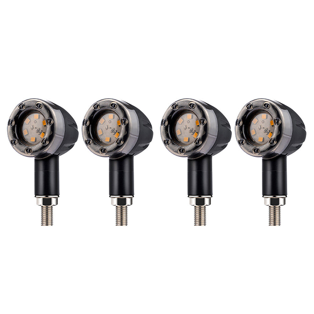 for Harley Cafe Racer Motor LED Brake Running Turn Signal Tail Light 4pcs