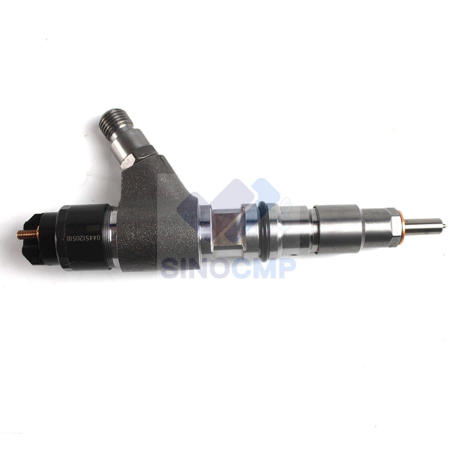 4PC Fuel Injector 4493315 0445120518 for Caterpillar C7.1 Engine 320D2 Excavator