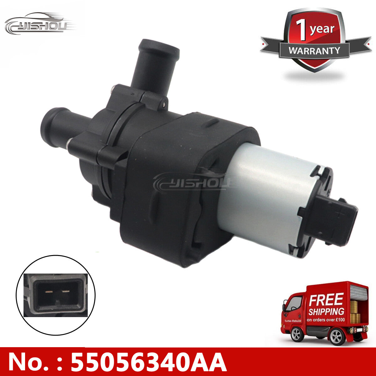 55056340AA Auxiliary water pump suitable for 2004-2007 for Dodge Durango and 2007 for Chrysler Aspen