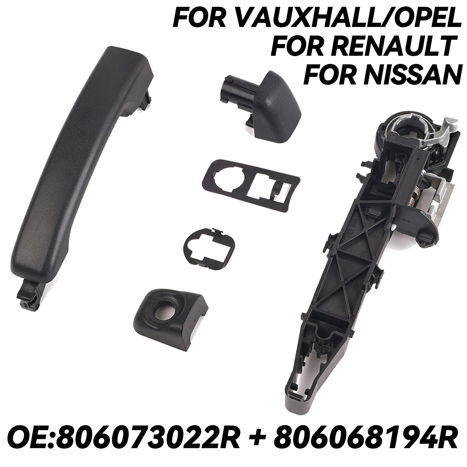 Sliding Door Handle for Renault Master MK3 for Vauxhall Movano for Nissan 806071150R AU
