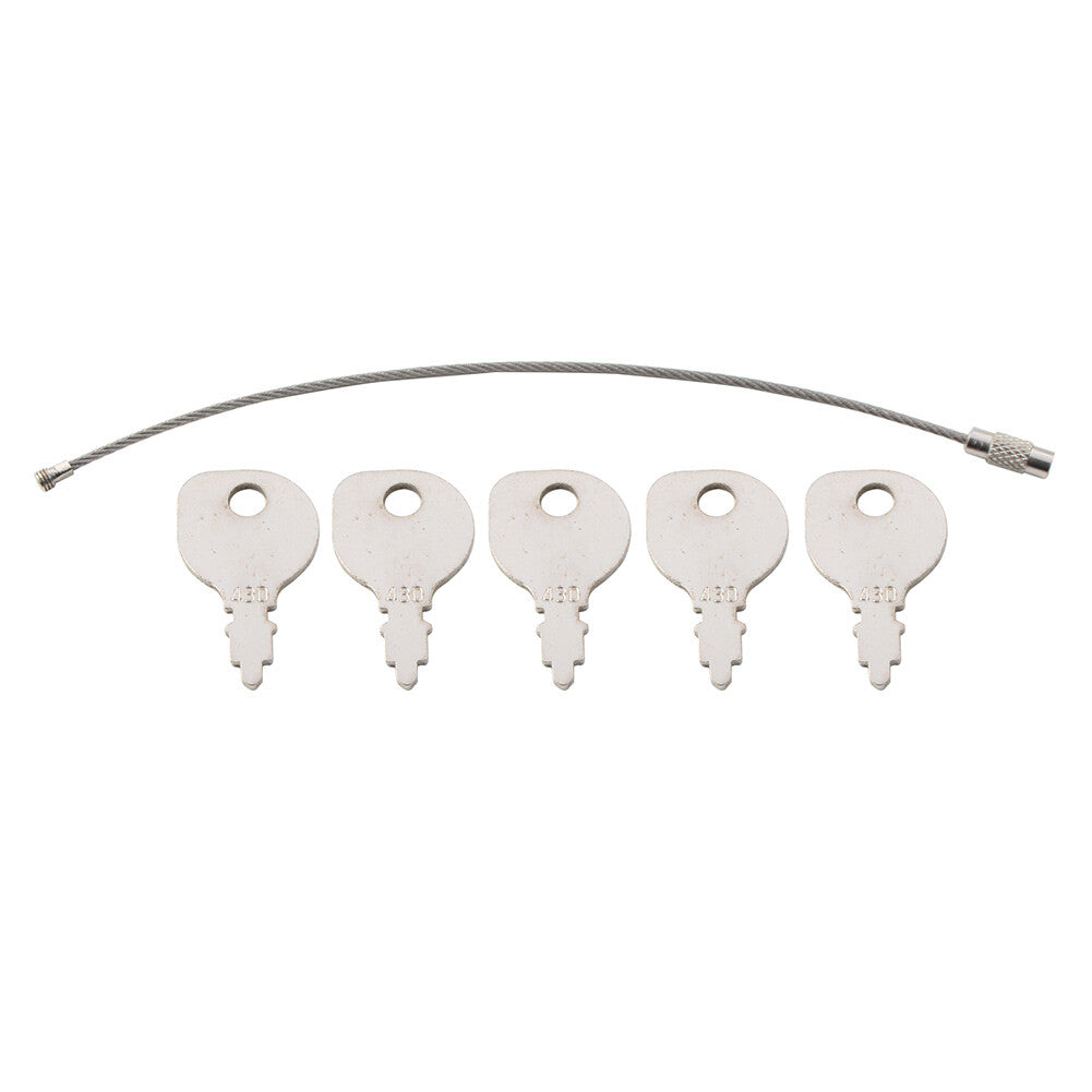 5¢ª 430-009 Ignition Starter Key Set of Keys  Key Ring Metal