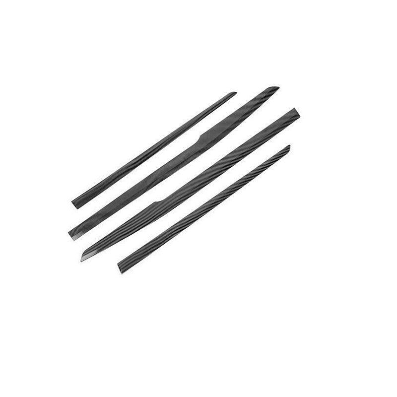 Carbon Fiber Side Door Body Molding Cover Trim for Toyota Highlander 2020-2023