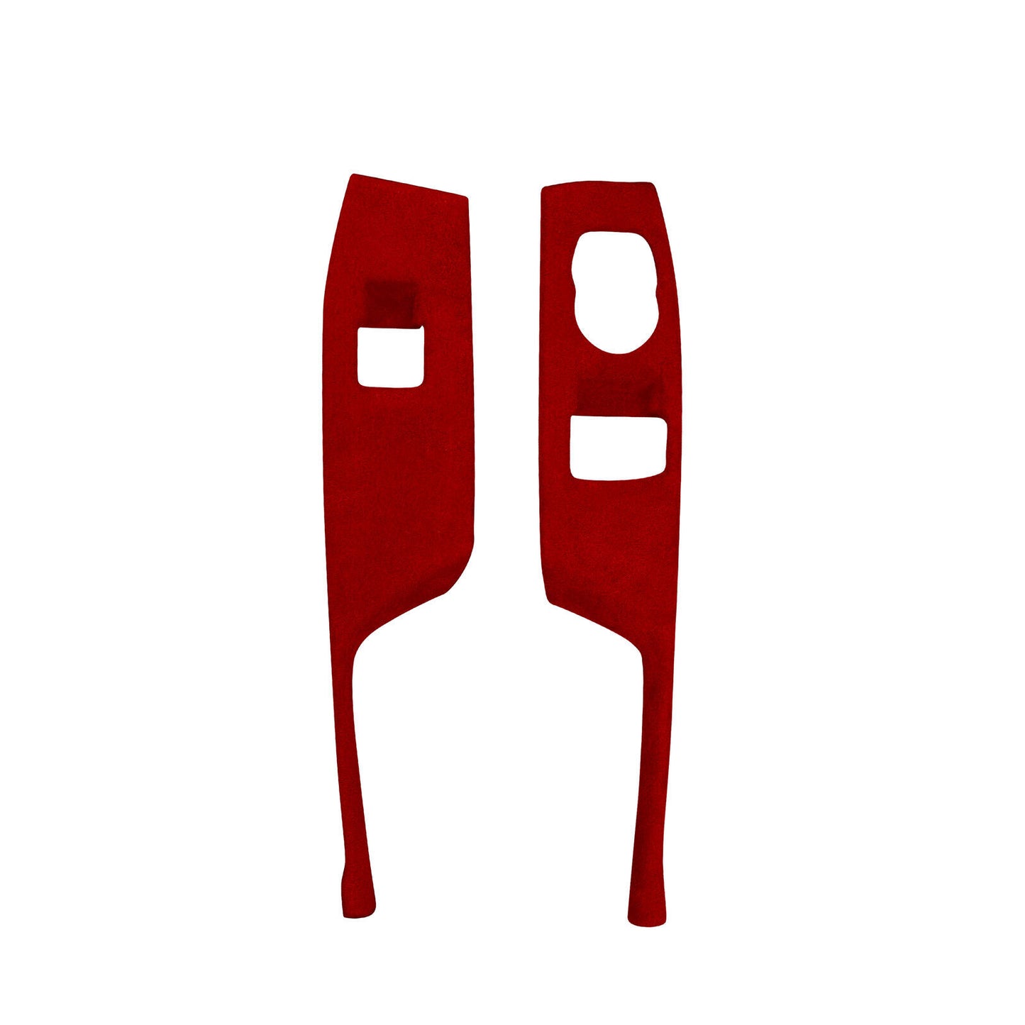 Glass Window Lifting Lock Panel Trim Fit for Chevrolet Camaro 2016-20 Red Suede